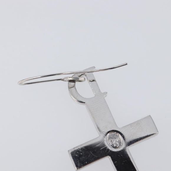 Christian Dior Pierce Metal Silver Auth SW2847