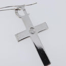 Christian Dior Pierce Metal Silver Auth SW2847-9