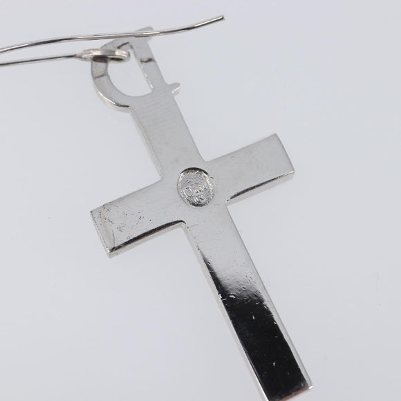 Christian Dior Pierce Metal Silver Auth SW2847
