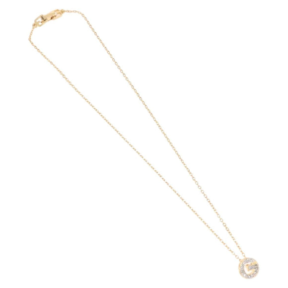 GIVENCHY Necklace Metal Gold Tone Auth SW2848