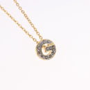 GIVENCHY Necklace Metal Gold Tone Auth SW2848-3