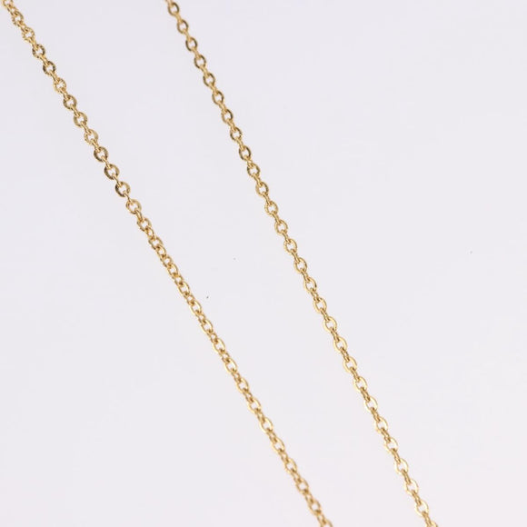 GIVENCHY Necklace Metal Gold Tone Auth SW2848