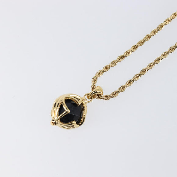 GIVENCHY Necklace Metal Gold Tone Auth SW2849