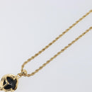 GIVENCHY Necklace Metal Gold Tone Auth SW2849-12