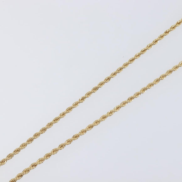 GIVENCHY Necklace Metal Gold Tone Auth SW2849