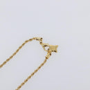 GIVENCHY Necklace Metal Gold Tone Auth SW2849-8