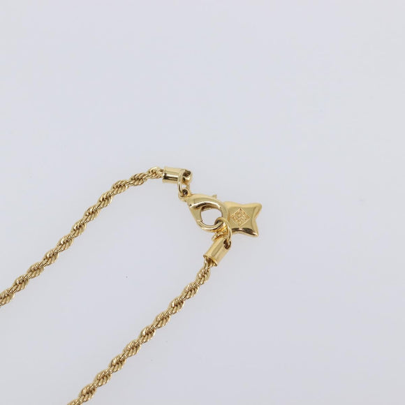 GIVENCHY Necklace Metal Gold Tone Auth SW2849