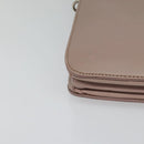 Miu Miu Hand Bag Leather 2way Pink Silver Auth sw284V-8