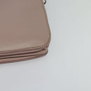 Miu Miu Hand Bag Leather 2way Pink Silver Auth sw284V-15