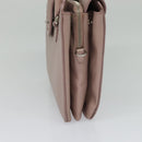 Miu Miu Hand Bag Leather 2way Pink Silver Auth sw284V-4