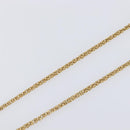 GIVENCHY Necklace Metal Gold Tone Auth SW2850-13