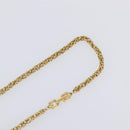 GIVENCHY Necklace Metal Gold Tone Auth SW2850-14