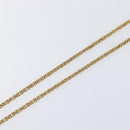 GIVENCHY Necklace Metal Gold Tone Auth SW2850-4
