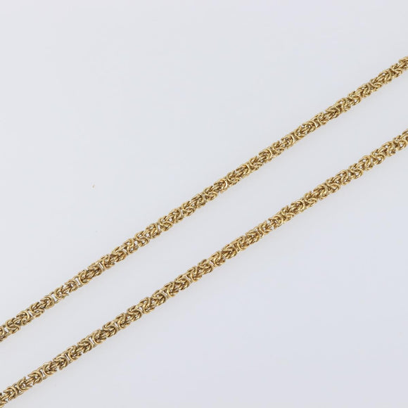 GIVENCHY Necklace Metal Gold Tone Auth SW2850