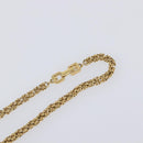 GIVENCHY Necklace Metal Gold Tone Auth SW2850-7