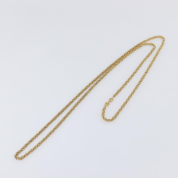 GIVENCHY Necklace Metal Gold Tone Auth SW2850