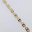 GIVENCHY Bracelet Metal Gold Tone Auth SW2851-11