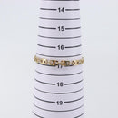 GIVENCHY Bracelet Metal Gold Tone Auth SW2851-14