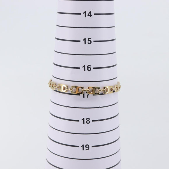 GIVENCHY Bracelet Metal Gold Tone Auth SW2851