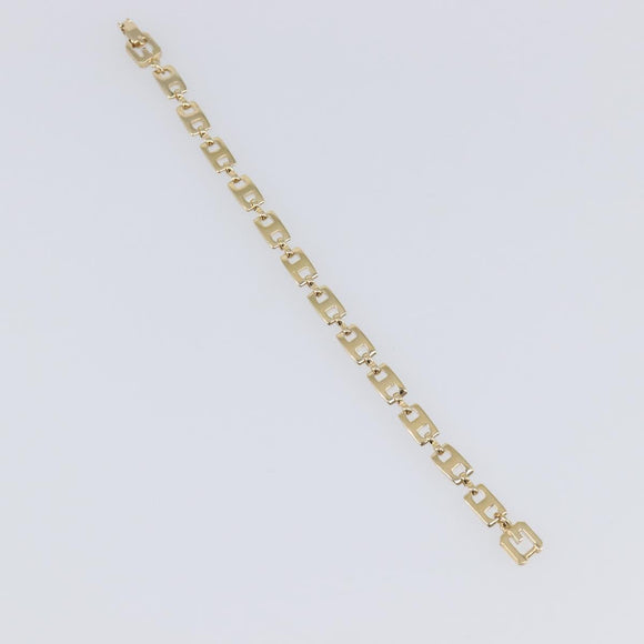 GIVENCHY Bracelet Metal Gold Tone Auth SW2851