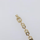 GIVENCHY Bracelet Metal Gold Tone Auth SW2851-3