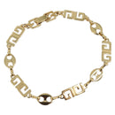 GIVENCHY Bracelet Metal Gold Tone Auth SW2852-1