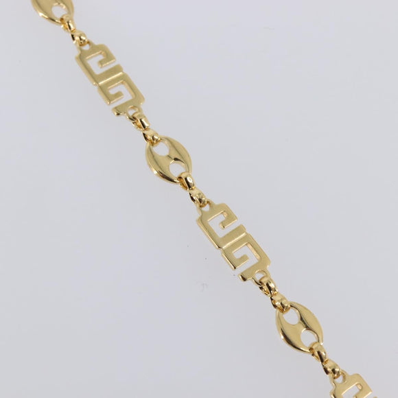 GIVENCHY Bracelet Metal Gold Tone Auth SW2852