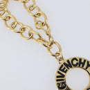 GIVENCHY Bracelet Metal 3 Set Gold Tone Orange Auth SW2853-10