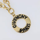 GIVENCHY Bracelet Metal 3 Set Gold Tone Orange Auth SW2853-11
