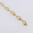 GIVENCHY Bracelet Metal 3 Set Gold Tone Orange Auth SW2853-26
