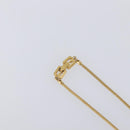 GIVENCHY Necklace Metal 4 Set Gold Tone Auth SW2854-11