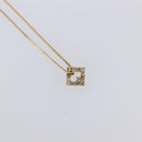 GIVENCHY Necklace Metal 4 Set Gold Tone Auth SW2854-13