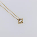 GIVENCHY Necklace Metal 4 Set Gold Tone Auth SW2854-18