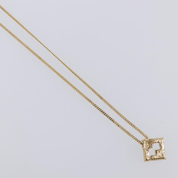 GIVENCHY Necklace Metal 4 Set Gold Tone Auth SW2854