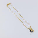 GIVENCHY Necklace Metal 4 Set Gold Tone Auth SW2854-2