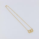GIVENCHY Necklace Metal 4 Set Gold Tone Auth SW2854-22