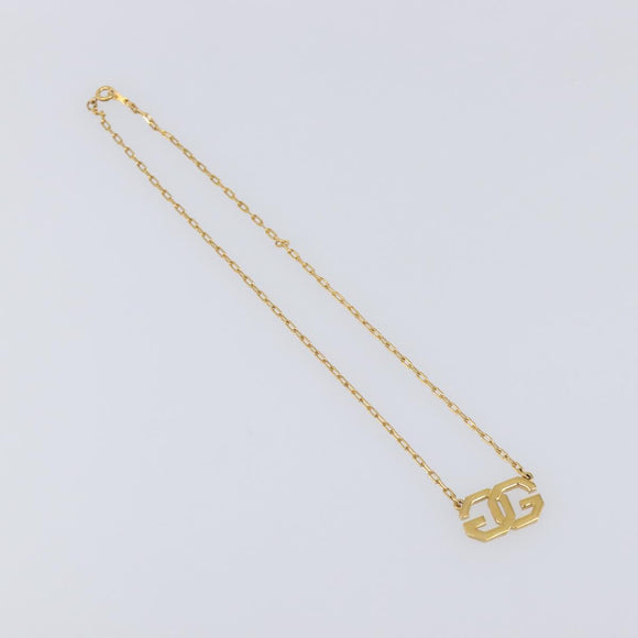 GIVENCHY Necklace Metal 4 Set Gold Tone Auth SW2854