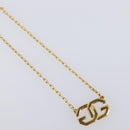 GIVENCHY Necklace Metal 4 Set Gold Tone Auth SW2854-24