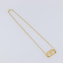 GIVENCHY Necklace Metal 4 Set Gold Tone Auth SW2854-27