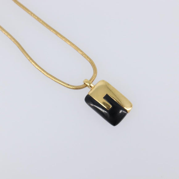 GIVENCHY Necklace Metal 4 Set Gold Tone Auth SW2854