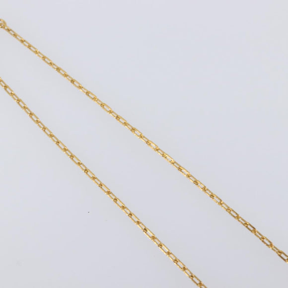 GIVENCHY Necklace Metal 4 Set Gold Tone Auth SW2854