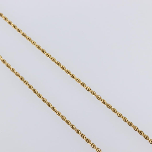 GIVENCHY Necklace Metal 4 Set Gold Tone Auth SW2854