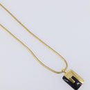 GIVENCHY Necklace Metal 4 Set Gold Tone Auth SW2854-4