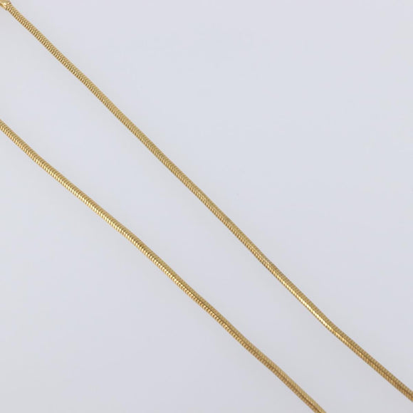 GIVENCHY Necklace Metal 4 Set Gold Tone Auth SW2854