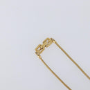 GIVENCHY Necklace Metal 4 Set Gold Tone Auth SW2854-6