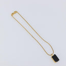 GIVENCHY Necklace Metal 4 Set Gold Tone Auth SW2854-7