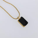GIVENCHY Necklace Metal 4 Set Gold Tone Auth SW2854-8