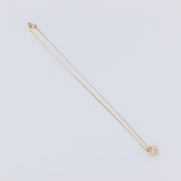 GIVENCHY Necklace Metal 4 Set Gold Tone Auth SW2855