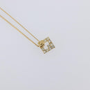 GIVENCHY Necklace Metal 4 Set Gold Tone Auth SW2855-14