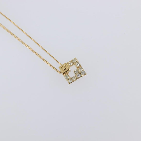 GIVENCHY Necklace Metal 4 Set Gold Tone Auth SW2855